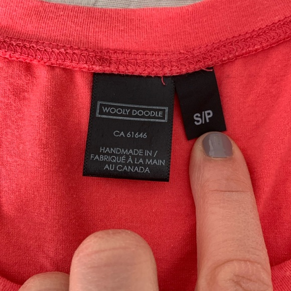 2/$25 WOOLY DOODLE tank top | Size: S | EUC | Made in Canada - Picture 2 of 4